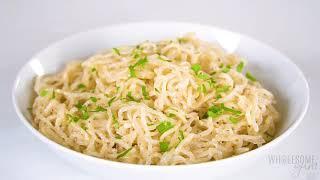The Best Shirataki Noodles Recipe Garlic Parmesan