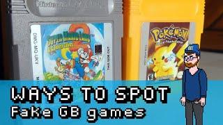 Ways to spot fake Gameboy games  BestNerdLife