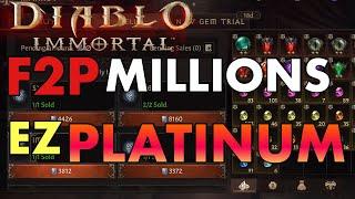 MAKE PLATINUM FAST AND EASY FOR FREE TO PLAY DIABLO IMMORTAL