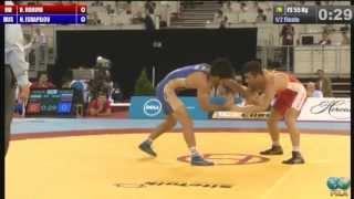 Hassan Rahimi IRI vs Nariman Israpilov RUS 55kg 12 Final - 2013 World Wrestling Championships