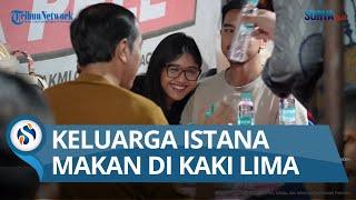 BARENG ERINA GUDONO-KAESANG Presiden Jokowi Jajal Kuliner Bakmi Legendaris di Jogja