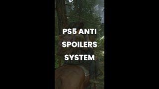 Amazing PS5 anti spoilers system  #shorts #ps5 #playstation #thelastofuspart2