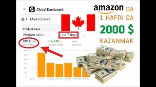 Amazon Canadada 1 Haftada 2000 $