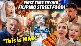 British Parents React to FILIPINO STREET Food at INSANE Night Market