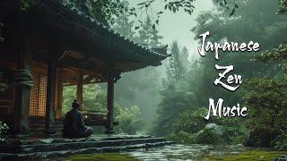 Tranquil Rainy Day at the Temple - Japanese Zen Music For Meditation Healing Deep Sleep