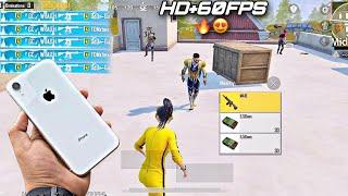 iPhone XR HD+60FPS   IOS 16.3 Livik Gameplay   Pubg Test 2023 ️