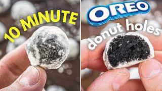 28 Calorie OREO Donut Holes Made In 10 Minutes  NO SUGAR ADDED & High Protein