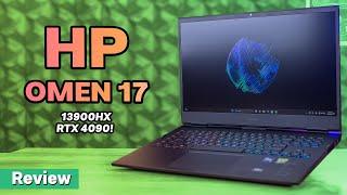 Most Powerful HP Laptop  HP Omen 17 RTX 4090 Review