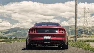 Loud 2015 Ford Mustang GT 5.0 exhaust sounds compilation Revs and accelerations