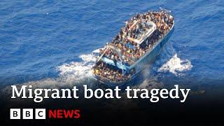 Greece coastguard pressured migrant boat survivors after tragedy - BBC News