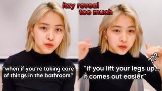 sometimes itzy reveal too much..