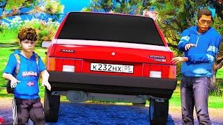 ОФФНИК УГНАЛ ВАЗ 2199 У КАСТЕТА И ОН ЕГО СПАЛИЛ - РЕАЛЬНАЯ ЖИЗНЬ ОФФНИКА GTA 5  ГАРВИН