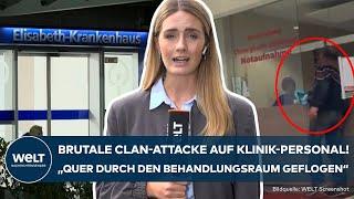 ESSEN Schockierende Gewalt Brutale Clan-Attacke auf Krankenhaus-Personal - Frau schwer verletzt