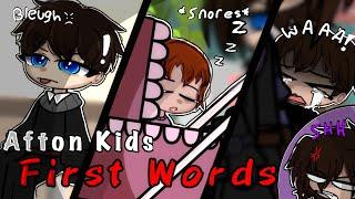 Afton Kids First Words  Gacha Club