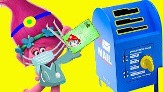 Dreamworks Trolls World Tour DIY Play-Doh Mailbox #withme