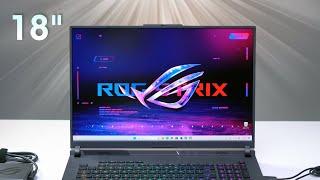 អេក្រង់ធំ ម៉ាស៊ីនធំ មាឌធំ  ROG Strix G18 2023