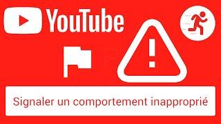 Signaler un compte ou une vidéo Youtube