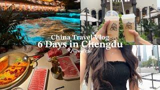 6 Days in Chengdu  first time in China how much I spend lots of eating where to go travel vlog