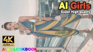 4K 세로룩북  Sleeveless Jumpsuit AI LOOKBOOK  Effortless Style️