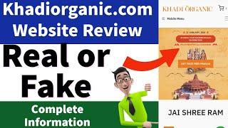 Khadiorganic.com Real or Fake  Khadiorganic.com Review  Khadi Organic Prasad Real or Fake