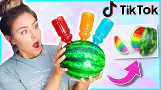 Testing Viral Tiktok Life Hacks  Food Hacks Tricks Experiments Success Or Disaster 