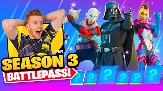 *NEW* SEASON 3 BATTLE PASS IN FORTNITE DARTH VADER