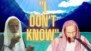 Sheikh Ibn Baz and Ibn Uthaymeen Say I Dont Know When Asked for a Fatwa