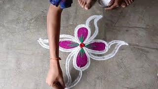 Amazing  Daily used rangoli design easy rangoli design 