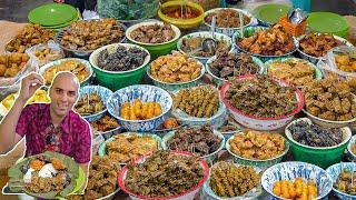 RARE SEEN Indonesian Food WEST JAVA traditional market + Indonesian street food in Cirebon