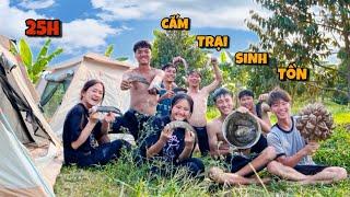 Anh Ba Phai  Thử Thách 25H Cắm Trại Sinh Tồn  25H Camping