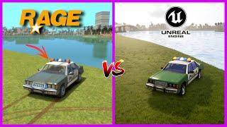 GTA VC RAGE VS GTA VC UNREAL ENGINE 4 MOD VS DEFINITIVE EDITION