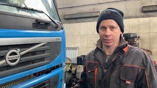 volvo FM oil and gas pressure in the cooling system