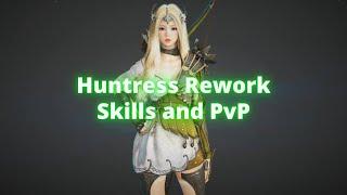 Huntress Rework Skills and PvP - Black Desert Mobile Kr