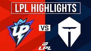 UP vs TES Highlights ALL GAMES  LPL 2024 Spring  Ultra Prime vs TOP ESPORTS