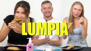 Eating LUMPIA SEMARANG for first time