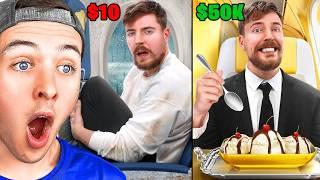 BECKBROS React To MR BEAST CHEAP vs EXPENSIVE AIRPLANES