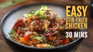 Your Goto Easy Stir-Fried Chicken Meal Asian Style