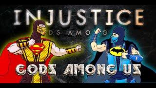 Scorpion & Sub-Zero Play - INJUSTICE Gods Among Us  MKX GAMEPLAY PARODY