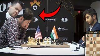 Nepomniachtchis SURPRISED that Vidit SACRIFICED His Bishop vs. Hikaru Nakamura