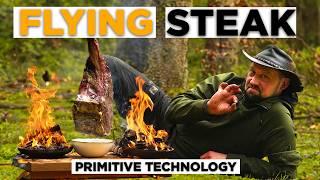 Ich habe das saftigste Tomahawk-Steak aller Zeiten gemacht ASMR Outdoor Cooking