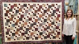 Quick Easy Fancy FREE PATTERN Disappearing Nine Patch Quilt