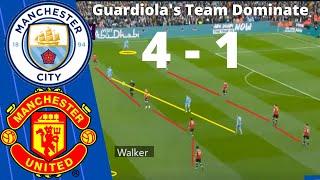 Man City vs Man Utd Tactical Analysis - How City Dominated The Derby