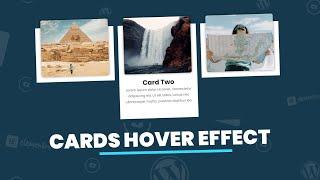 Elementor Card Slide-Down Animation On Hover  WordPress Elementor Pro Tutorial  Elementor Tricks