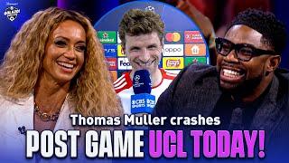 Thomas Muller crashes post-game show with Abdo Henry Carragher & Richards  UCL Today  CBS Sports