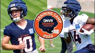 Bo Nix Up & Down Practice & Courtland Sutton Restructures Contract  Takeaways