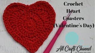 Valentines Day Heart Shaped Coasters