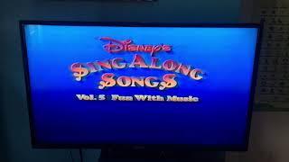 Closing to Disneys Sing Along Songs I Love to Laugh 1990 VHS.