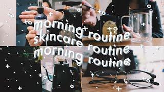  productive college morning routine + morning skincare routine  first year @northeastern uni 