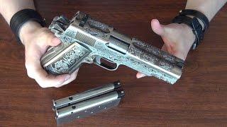 Airsoft Unboxing the Double Barrel 1911 WE floral pattern