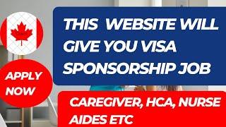 This website will give you visa Sponsorship jobs in Canada UK & USA  Go check it out Now
